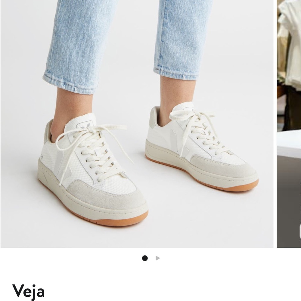 Veja V-12 B-Mesh White Natural